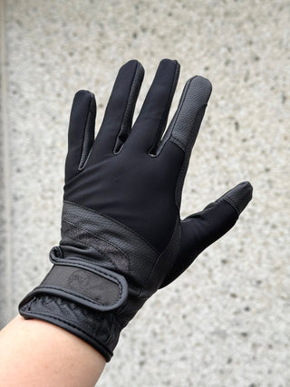 Ridhandske Black Spark Serino med touch | Nova -  från  NOVA