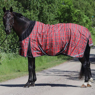 Regntäcke Freedom fleecefoder Röd Tartan - Bästa Passform -  från  NOVA