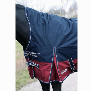 Regntäcke Halvhals Cyclone Navy/Brick Red snyggt utetäcke. -  från  NOVA