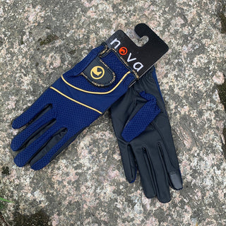 Ridhandske Mesh Golden Line touch - ventilation och stil -  från  NOVA