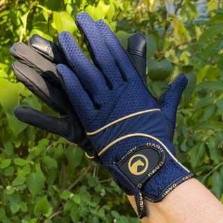 Ridhandske Mesh Golden Line touch - ventilation och stil -  från  NOVA
